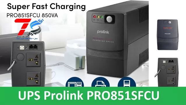 Bộ lưu điện UPS Prolink PRO851SFCU (850VA/480W)